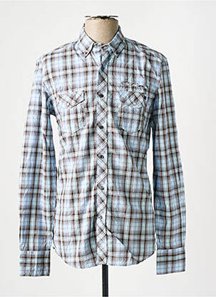 Chemise manches longues bleu ANTONY MORATO homme