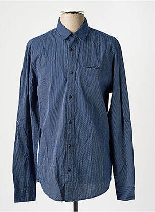 Chemise manches longues bleu MAISON SCOTCH homme
