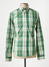 Chemise manches longues vert FRANKLIN MARSHALL homme