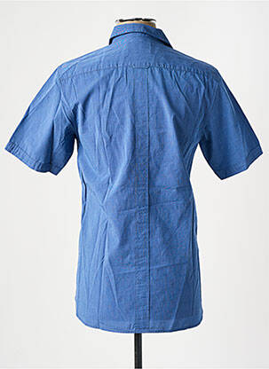 Chemise manches courtes bleu FRED PERRY homme