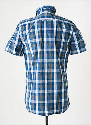 Chemise manches courtes bleu SUPERDRY homme