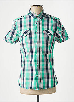 Chemise manches courtes vert ENERGIE homme