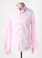 Chemise manches longues rose SUPERDRY pour homme seconde vue