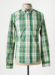 Chemise manches longues vert FRANKLIN MARSHALL pour homme seconde vue