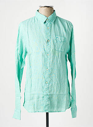 Chemise manches longues vert MAISON SCOTCH pour homme