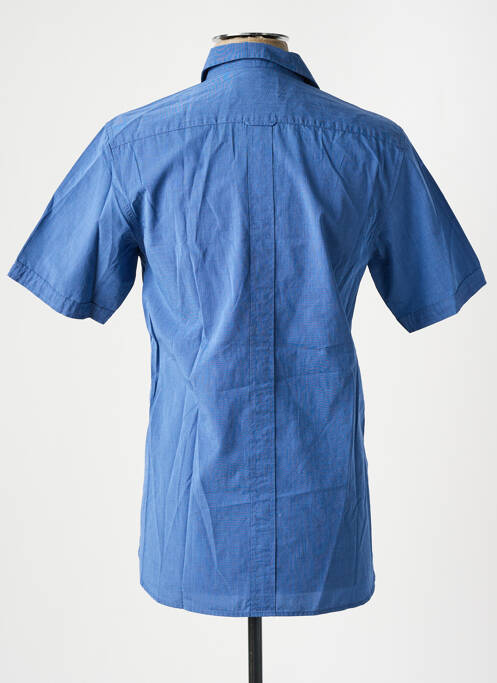 Chemise manches courtes bleu FRED PERRY homme