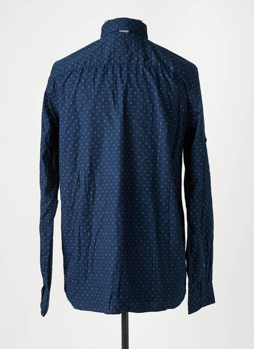 Chemise manches longues bleu JACK & JONES pour homme