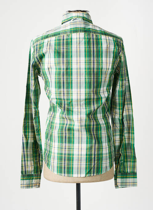 Chemise manches longues vert FRANKLIN MARSHALL pour homme