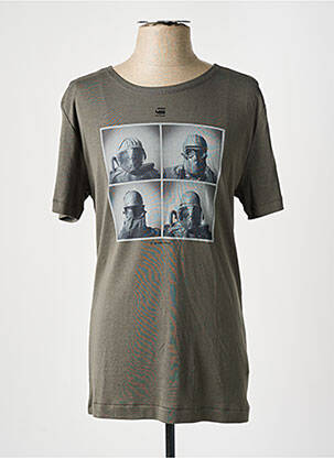 T-shirt vert G STAR homme