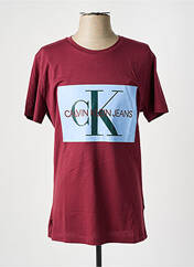 T-shirt rouge CALVIN KLEIN pour homme seconde vue