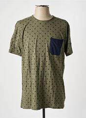 T-shirt vert LE TEMPS DES CERISES pour homme seconde vue