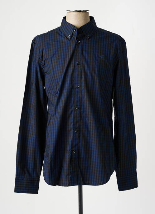 Chemise manches longues bleu G STAR pour homme