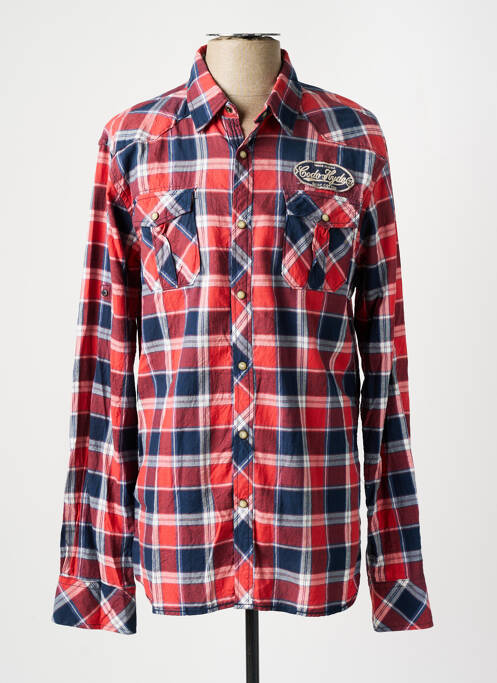 Chemise manches longues bleu MAISON SCOTCH pour homme