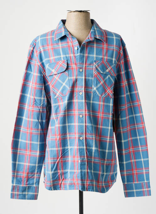 Chemise manches longues bleu VANS pour homme