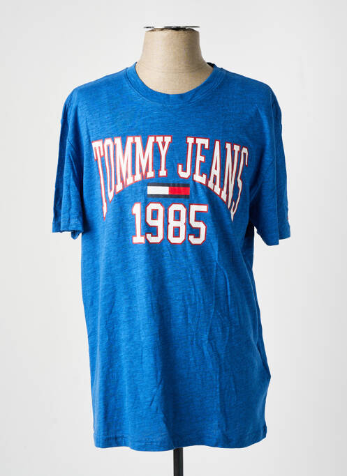 T-shirt bleu TOMMY HILFIGER pour homme