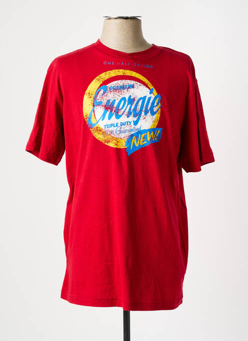 T-shirt rouge ENERGIE pour homme