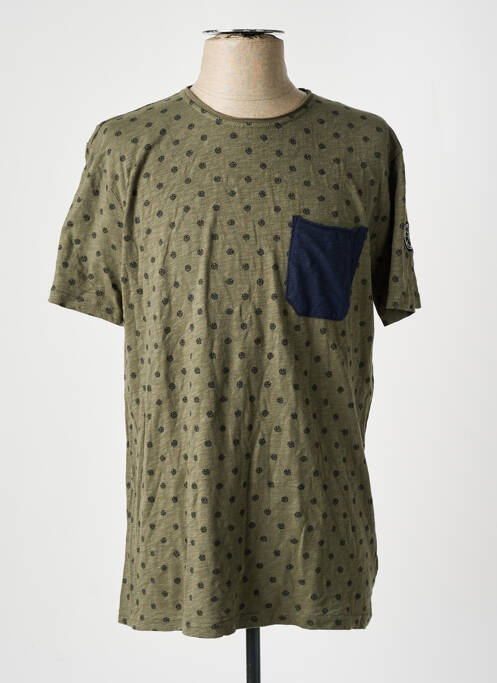 T-shirt vert LE TEMPS DES CERISES pour homme