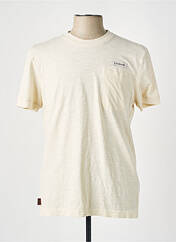 T-shirt beige G STAR pour homme seconde vue