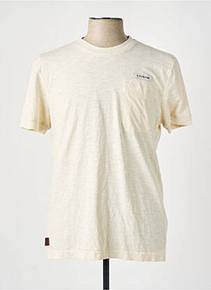 T-shirt beige G STAR pour homme