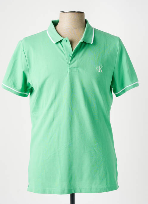 Polo vert CALVIN KLEIN pour homme