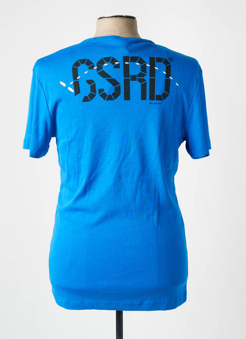 T-shirt bleu G STAR pour homme