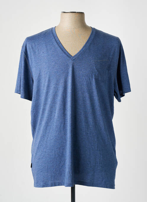 T-shirt bleu G STAR pour homme