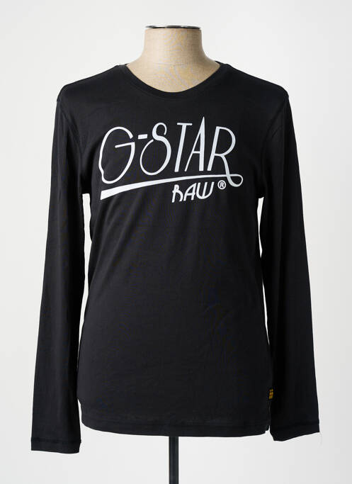 T-shirt noir G STAR pour homme