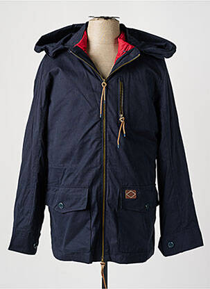 Parka a capuche a capuche bleu PEPE JEANS homme