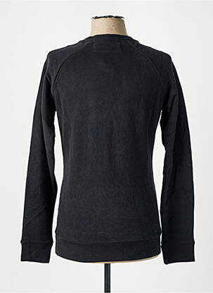 Sweat-shirt sans capuche noir SEVEN TEES homme