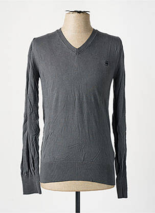 Pull gris G STAR homme