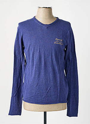 T-shirt bleu KAPORAL homme