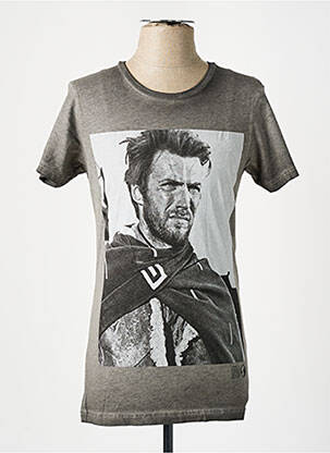 T-shirt gris HERO SEVEN homme