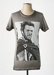 T-shirt gris HERO SEVEN homme