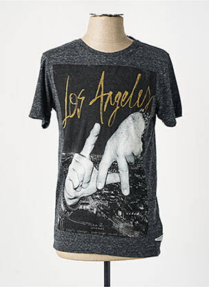 T-shirt gris JAPAN RAGS homme