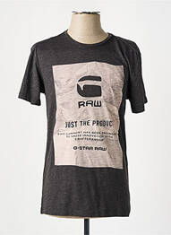 T-shirt gris G STAR homme