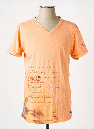 T-shirt orange NO EXCESS homme