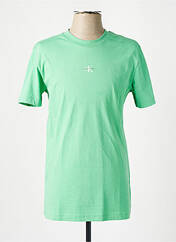 T-shirt vert CALVIN KLEIN pour homme seconde vue