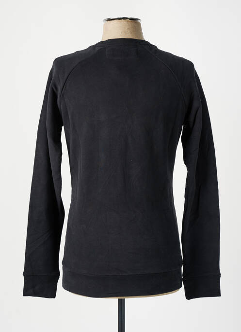 Sweat-shirt sans capuche noir SEVEN TEES homme