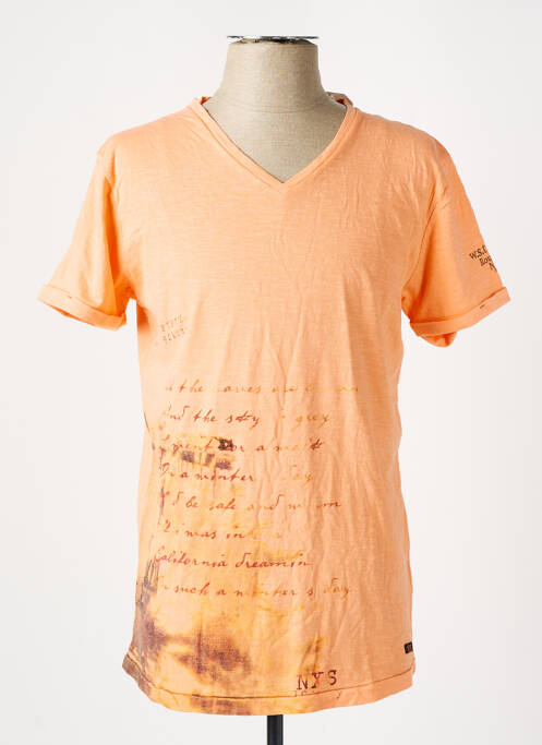 T-shirt orange NO EXCESS homme