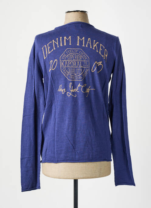 T-shirt bleu KAPORAL pour homme