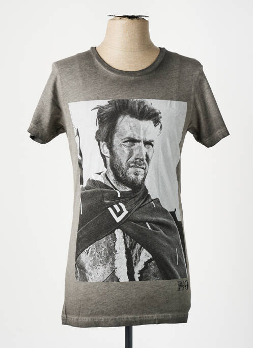 T-shirt gris HERO SEVEN pour homme