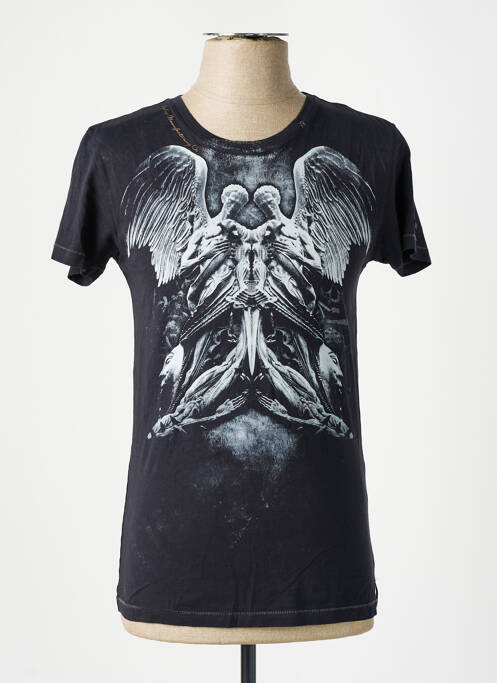 T-shirt noir REPLAY pour homme