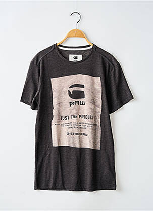T-shirt gris G STAR homme