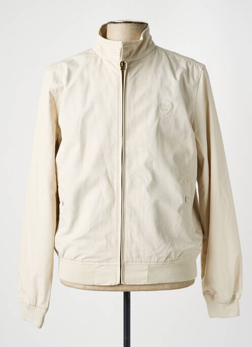 Blouson beige SCHOTT pour homme