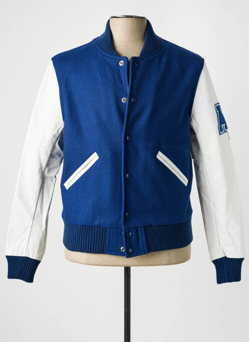 Blouson bleu AMERICAN COLLEGE pour homme