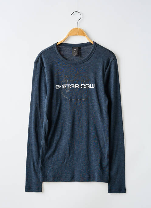 T-shirt bleu G STAR pour homme