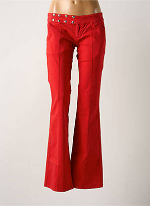 Pantalon droit rouge PHARD femme