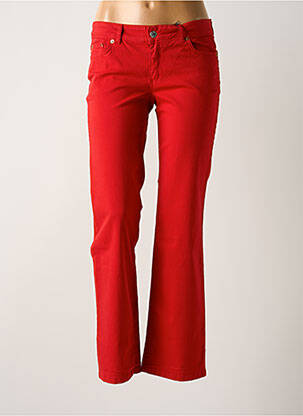 Pantalon droit rouge PHARD femme
