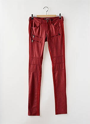 Pantalon slim rouge GUESS femme
