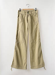 Pantalon flare beige LOIS femme
